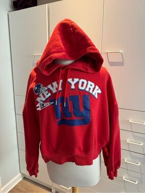 NY Giants Red Pullover Hoodie